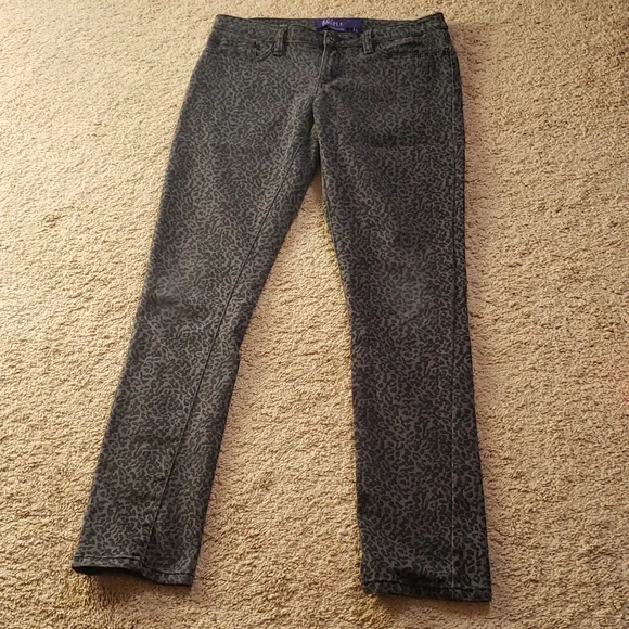 Animal print rock n roller skinny jeans sz11 - Picture 1 of 12